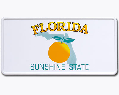US plate - Florida 1